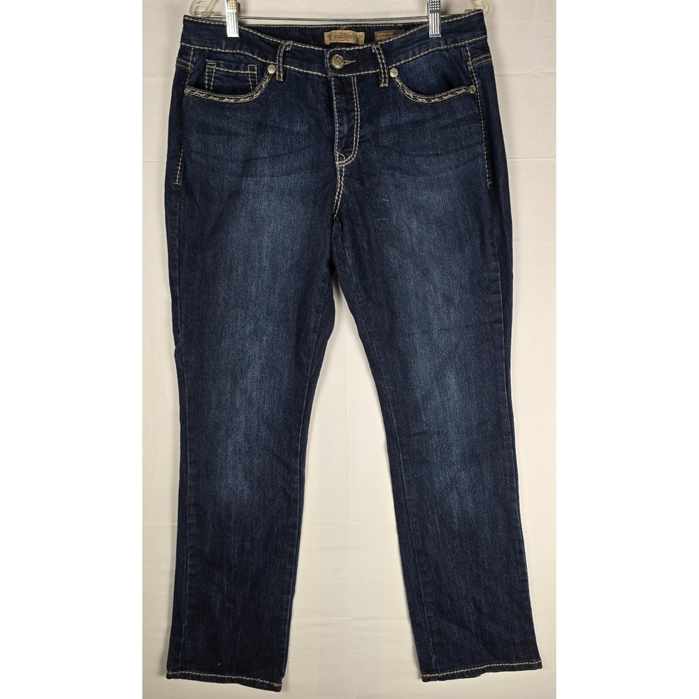 9 West Vintage America‎ Jeans 10R Women's Straight Leg Dark Wash Denim Classic